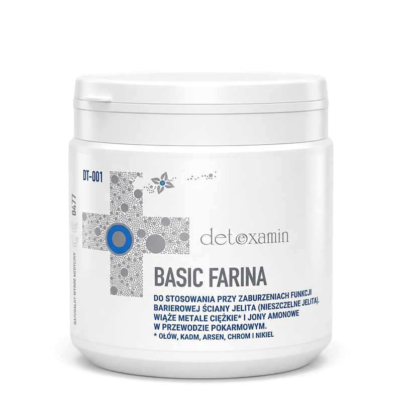 Zeolit Medyczny Detoxamin Basic Farina Proszek 200 g