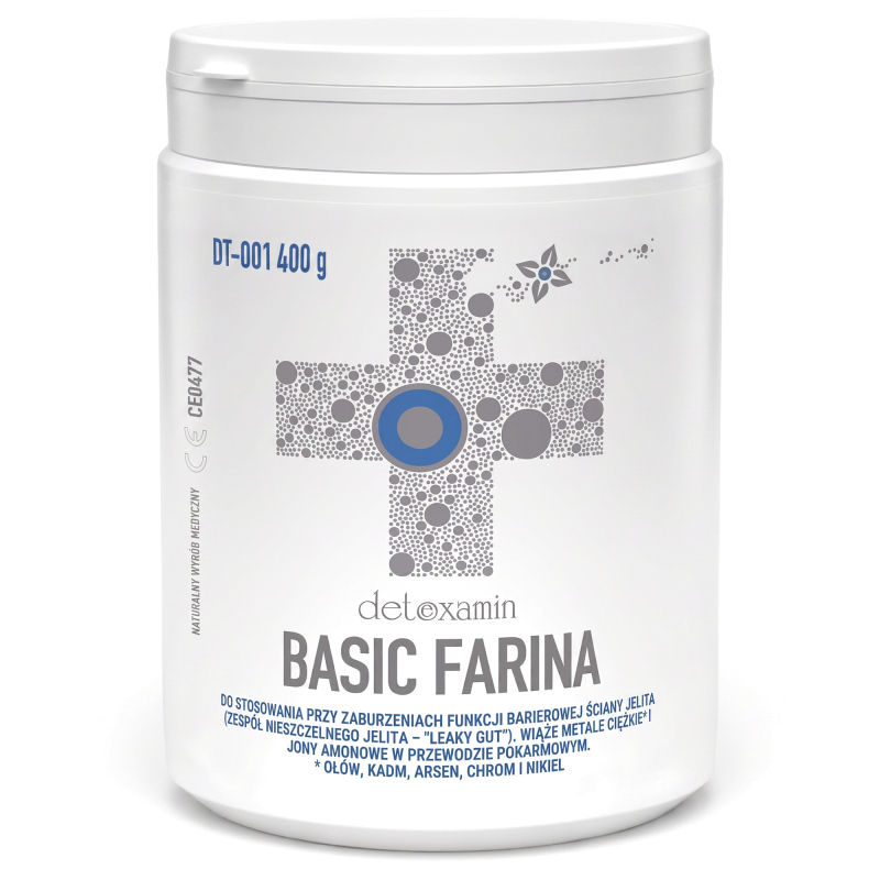 Zeolit Medyczny Detoxamin Basic Farina Proszek 400 G